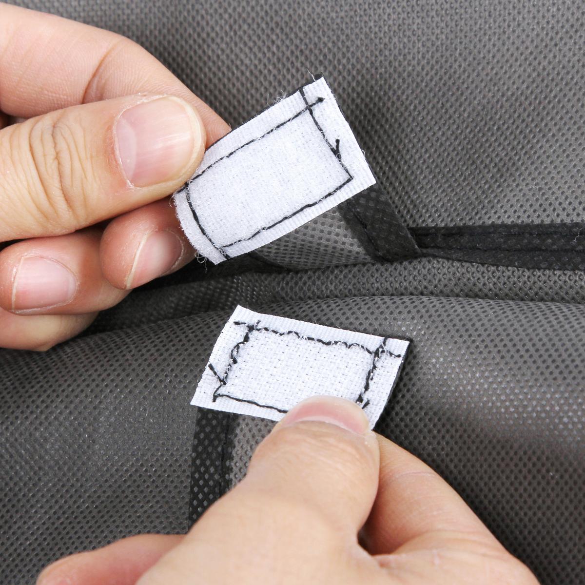 Stoffschrank Grau B: 110 Cm - Eschefarben/Grau, Basics, Kunststoff/Textil (110/175/45cm)