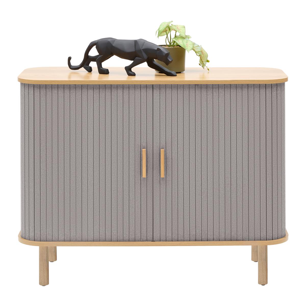 KOMODA ARVID -EXKLUSIV- - sivá/prírodná farba, Modern, drevo/kompozitné drevo (100/75/40cm) - Mömax