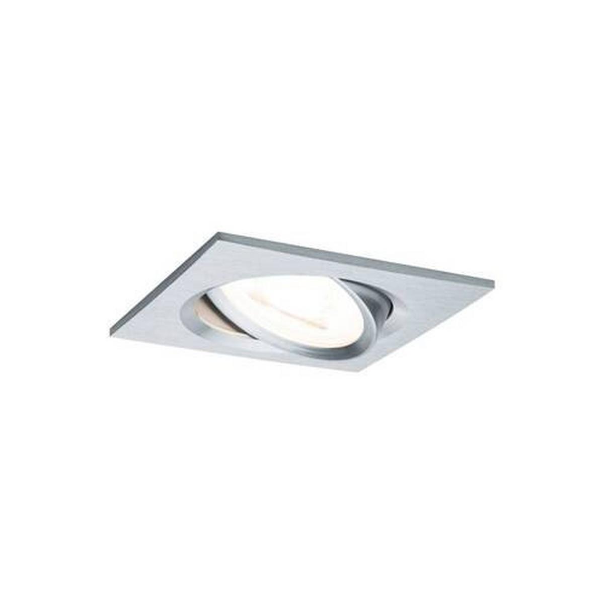 Deckenleuchte 3er-Set B: 8,4 cm, dimmbar, Rechteckig - Basics (8,4cm) - Paulmann