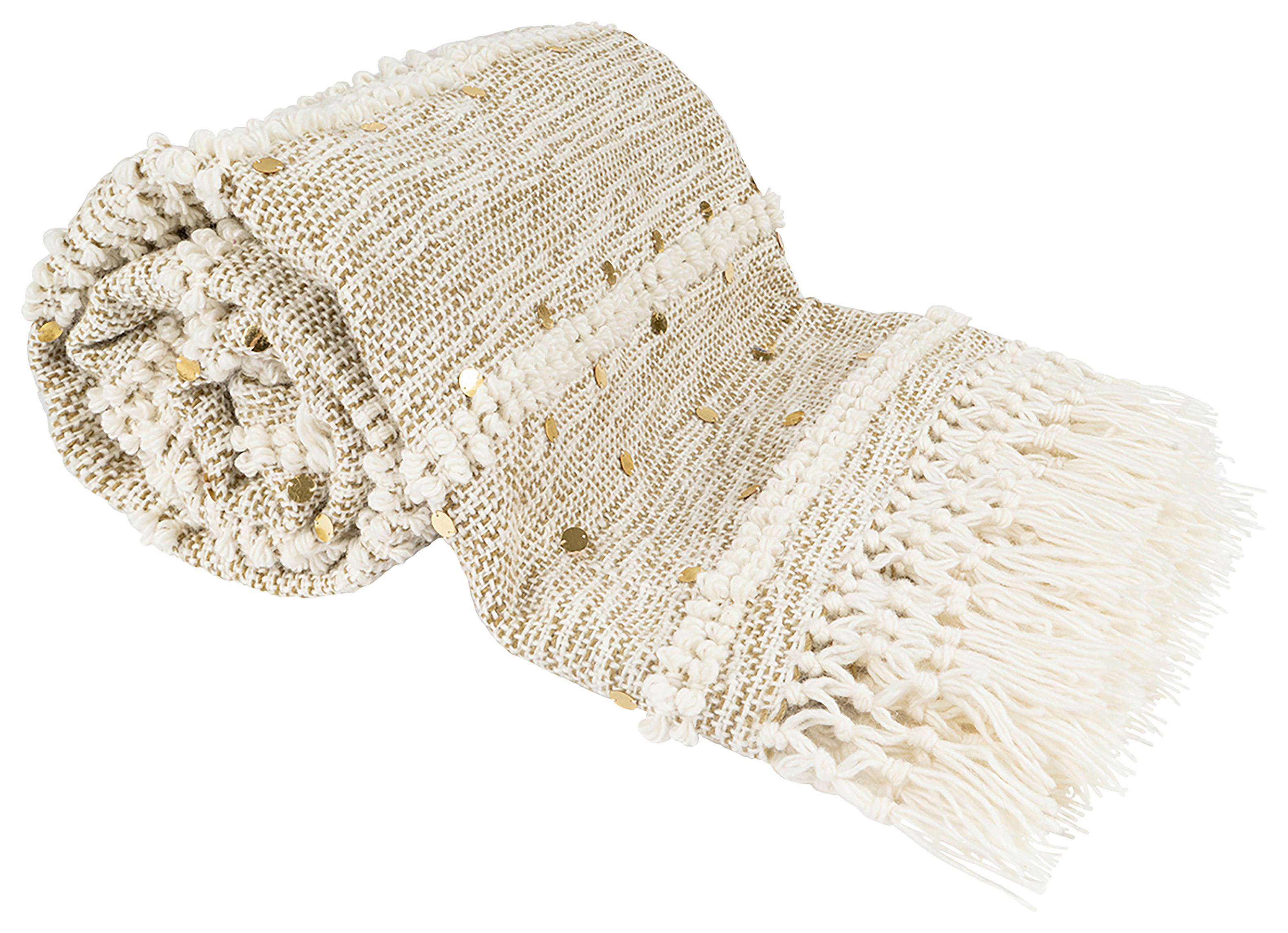 DEKA BOHIST 425 - krémová/tmavě zelená, Konvenční, textil/plast (130/170cm)