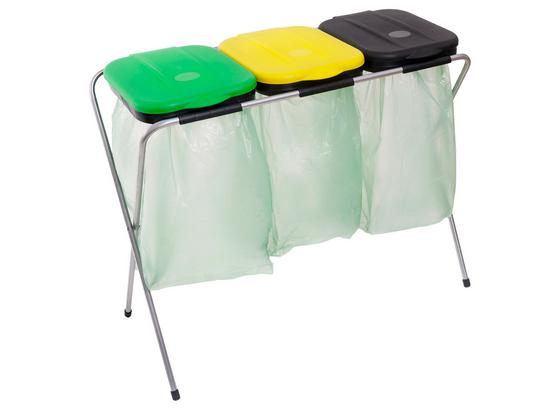 Müllsackständer Easy Fix 3 - Gelb/Schwarz, Kunststoff/Metall (96/42/78cm) Müllsackständer Easy Fix 3 - Gelb/Schwarz, Kunststoff/Metall (96/42/78cm)