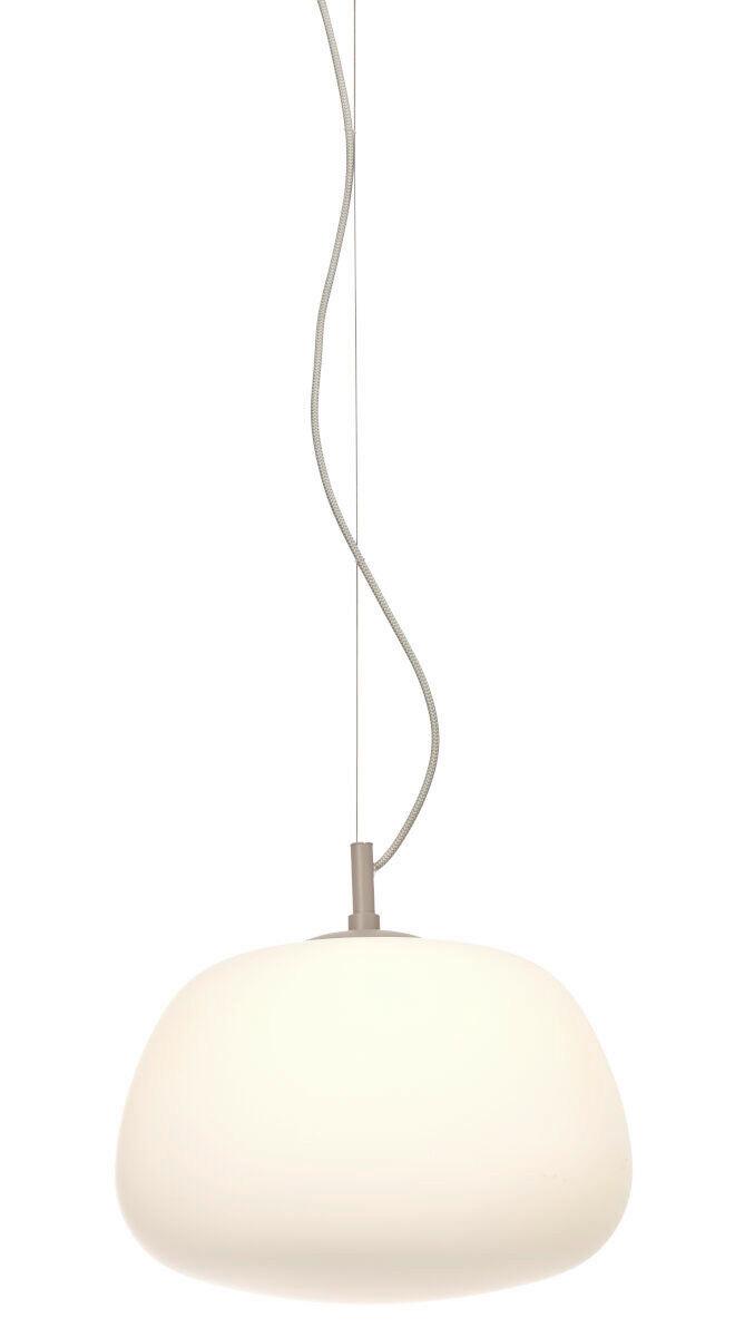 HÄNGELEUCHTE SAPPORO - Sandfarben/Weiß, Trend, Glas (34,2/30cm) - It's about Romi