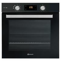 Einbau-Backofen Bak5s B: 59,5 cm Schwarz mit Timer - Schwarz, Basics (59,5/59,5/55,1cm) - Bauknecht