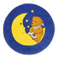 Kinderteppich Mo-1337 - Blau/Gelb, Trend, Textil (130cm)