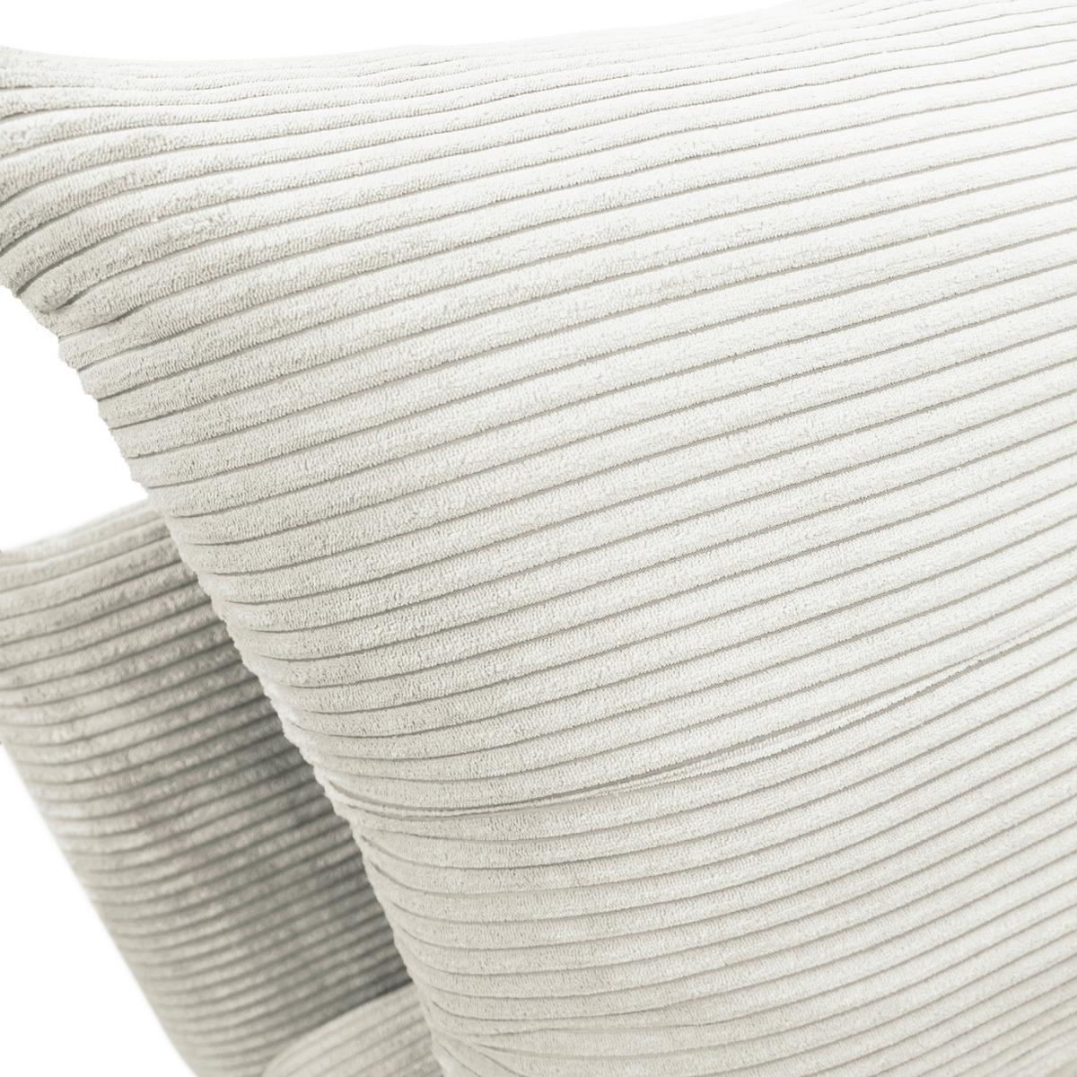 Schlafsofa mit Bettkasten Yellow B: 154 cm Cord Weiß - Schwarz/Weiß, Design, Textil (154/93/85cm) - MID.YOU