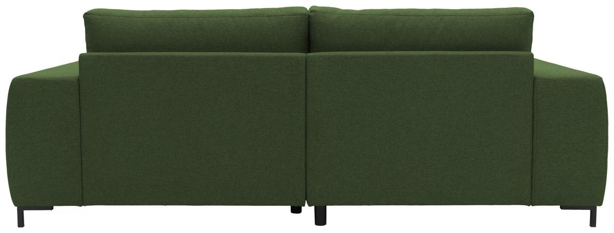 Ecksofa Looks Vi Grün - Schwarz/Grün, Design, Textil (242/160cm) - LOOKS by W.Joop