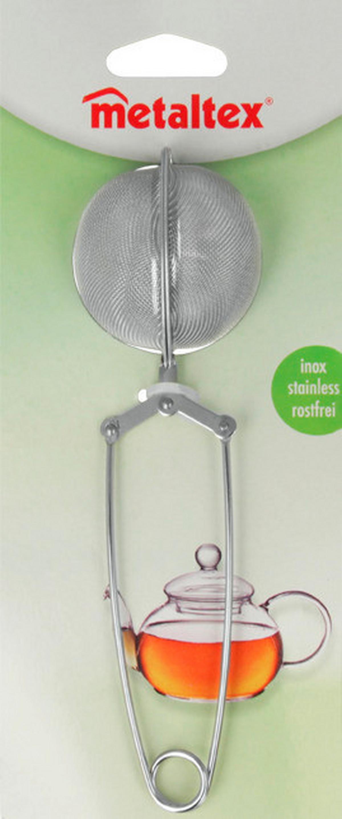 Teaszűrő Mx253812 - fém (22.6/9.4/6cm) - Metaltex