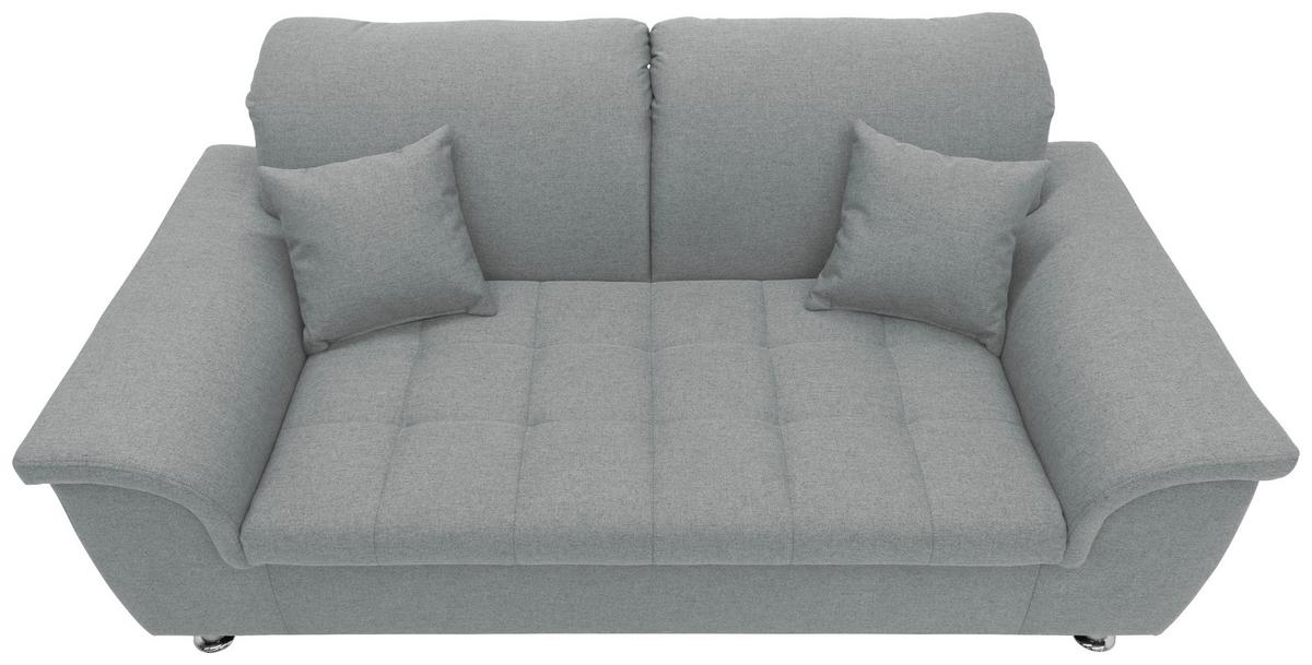 2-sitzer-sofa Franzi Armlehnen Mintgrün Webstoff - Chromfarben/Mintgrün, KONVENTIONELL, Textil (190/81/97cm) - MID.YOU