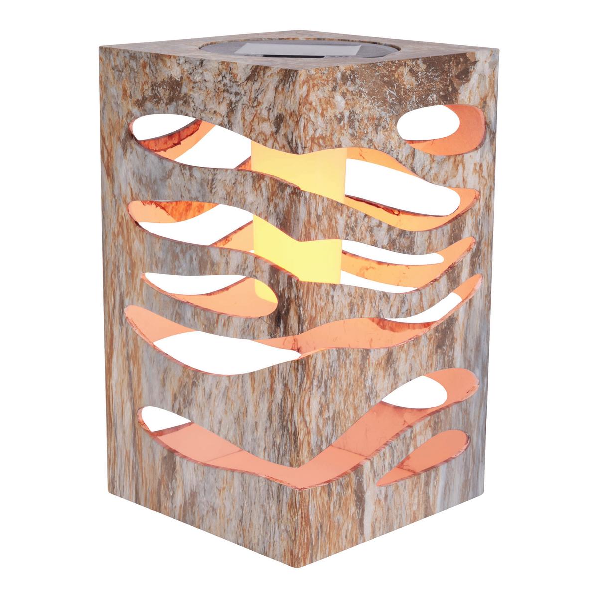 Solarleuchte 5327259 Hilda - Silberfarben, Natur, Kunststoff (12.3/12.3/20cm) - Näve