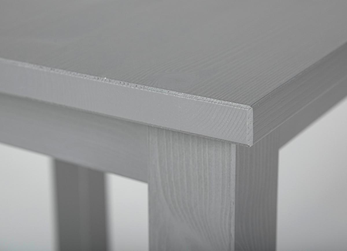 Beistelltisch Kiefer Massiv Stellan, Grau - Grau, Basics, Holz (45/45/55cm) - MID.YOU