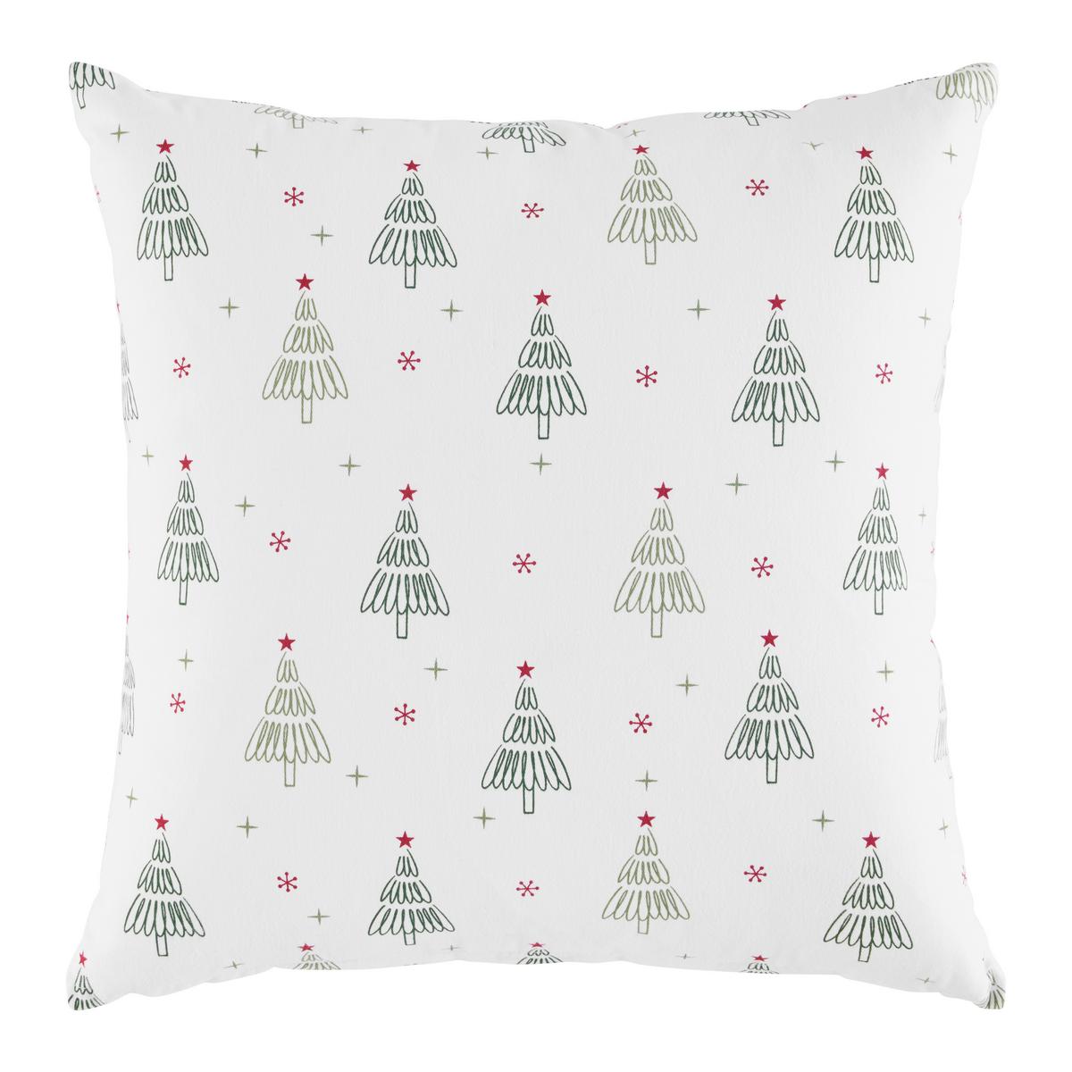 DEKORAČNÝ VANKÚŠ BÄUME, ca. 45x45cm - biela, Konventionell, textil (45/45cm) - Mömax