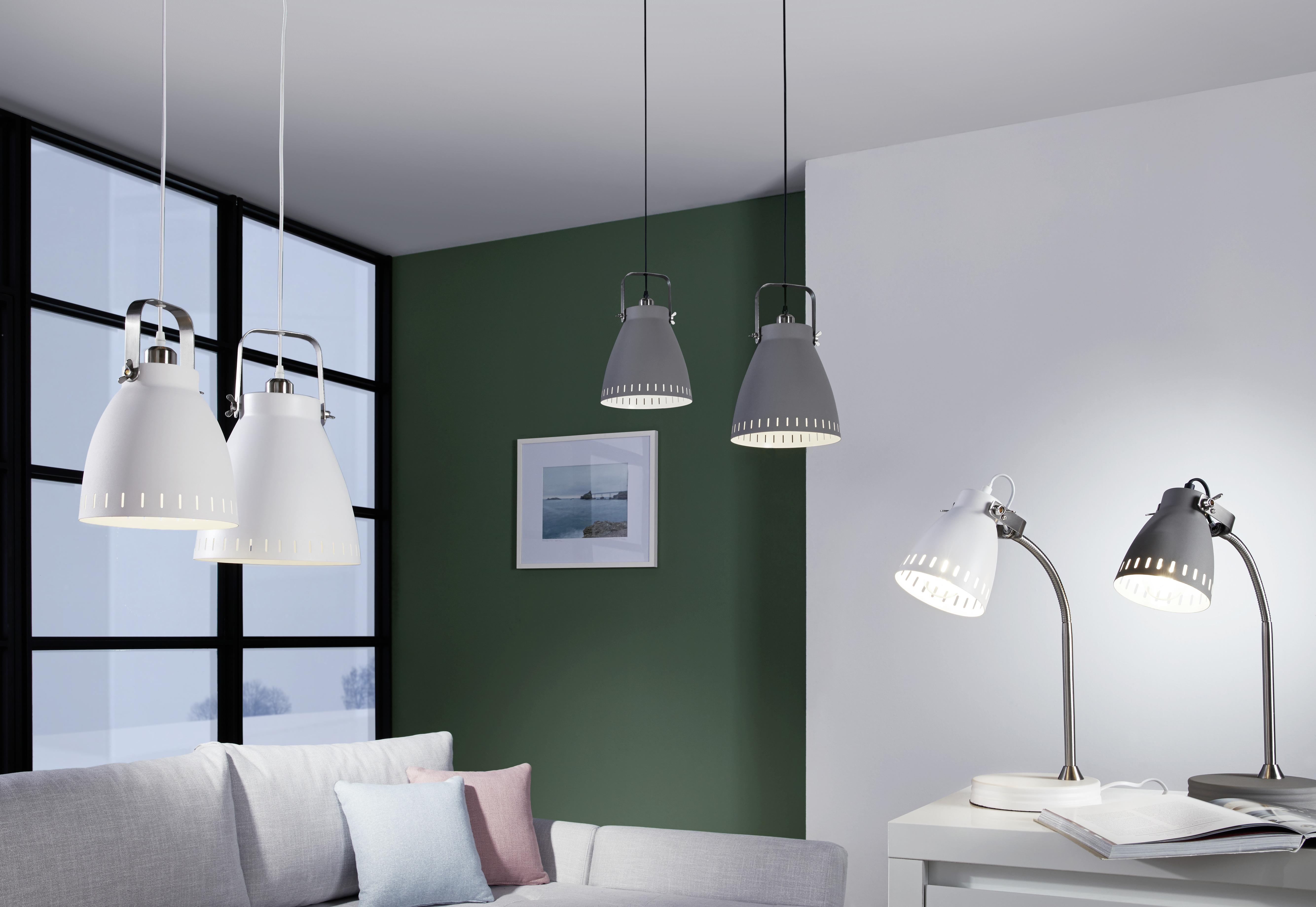 Hängeleuchte Eva L11159-16 (neu) - Weiß, Design, Metall (21,5/120cm) - Boxxx