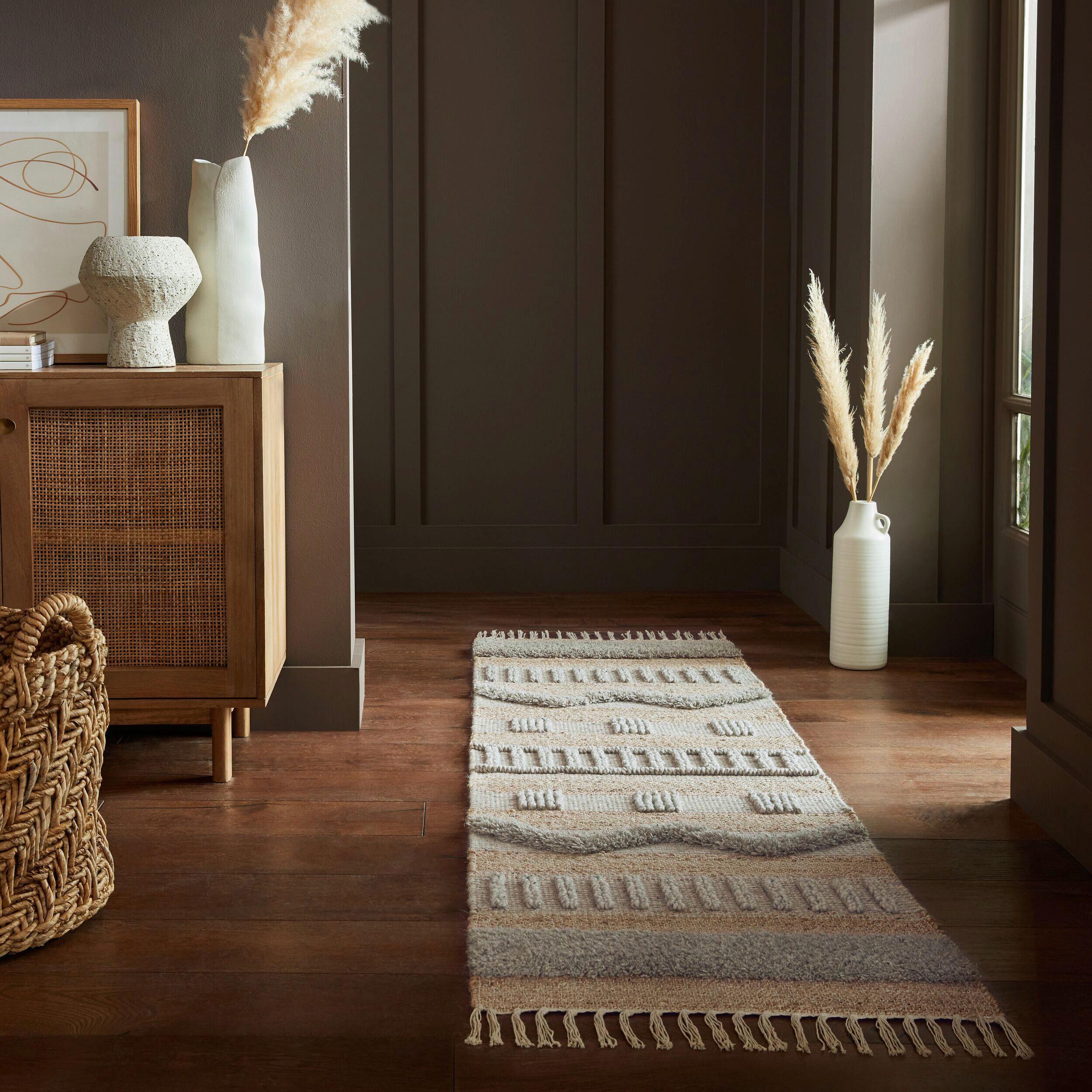 Läufer Medina - Naturfarben, KONVENTIONELL, Textil (60/230cm)