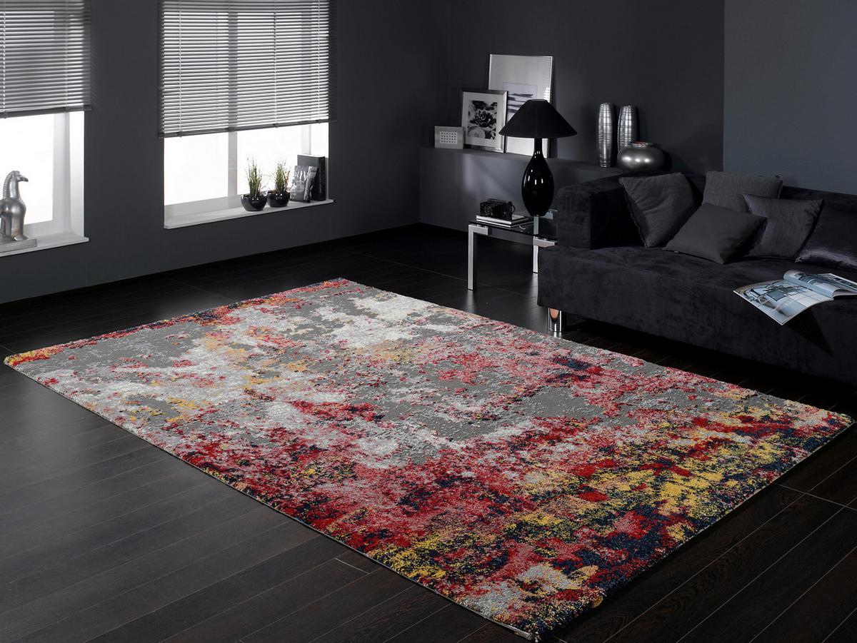 Webteppich Multicolor Timeline Summer 80x150 cm - Multicolor, Design, Textil (80/150cm) - Novel