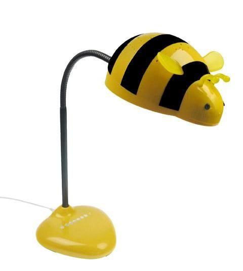 Kindertischleuchte 201  Starbee - Gelb/Schwarz, Design, Kunststoff/Metall (43/14/40cm) - Niermann
