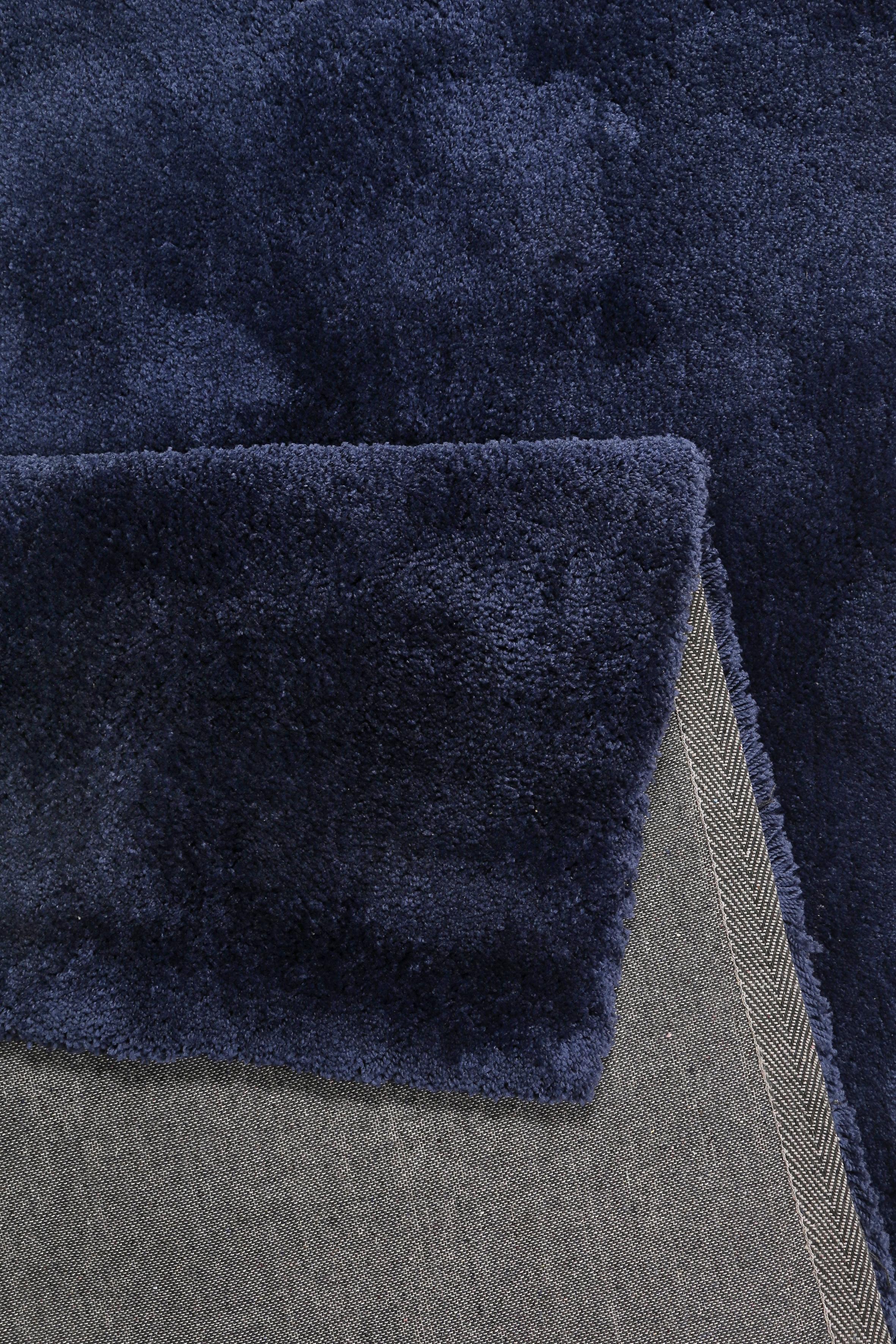 Hochflorteppich Blau Relaxx 120x170 cm - Blau/Dunkelblau, KONVENTIONELL, Textil (120/170cm) - Esprit