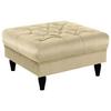 Hocker Cupido - Beige/Schwarz, Design, Textil (82/44/82cm) - MID.YOU