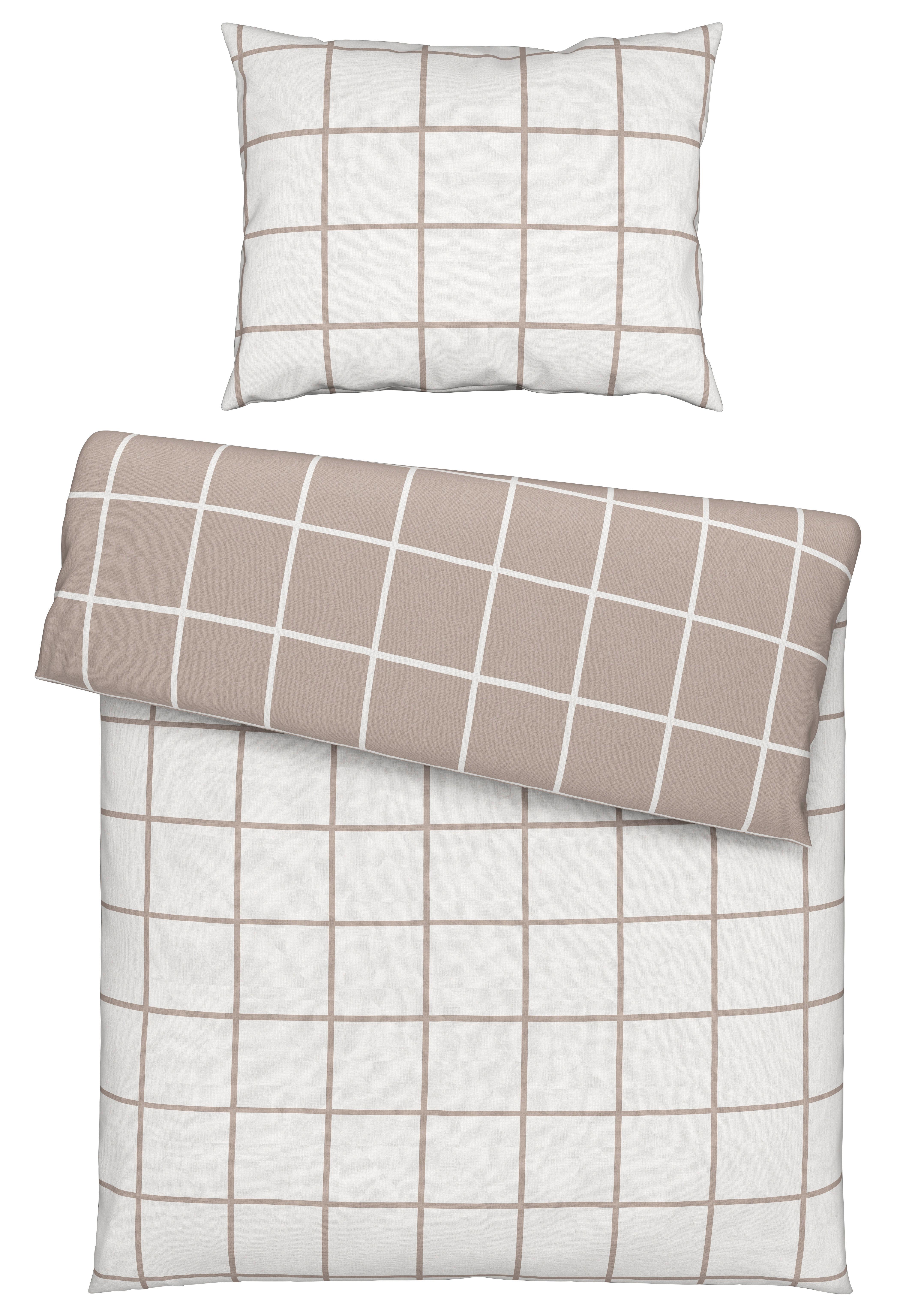 Ágyneműhuzat-garnitúra Naomi - bézs, Konventionell, textil (140/200cm) - Ondega