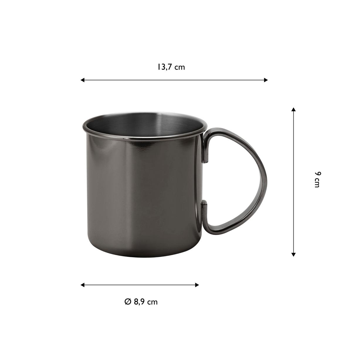 Becherset Ew-Mm-4804s - Schwarz, Basics, Metall (13,7/8,9/9cm) - Echtwerk
