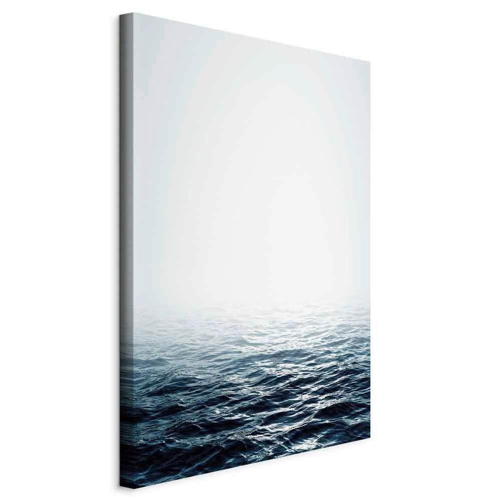 Leinwandbild Ocean Blau Hellgrau B: 40 cm - Blau/Hellgrau, Basics, Holzwerkstoff/Textil (40/60/1.2cm) - artgeist