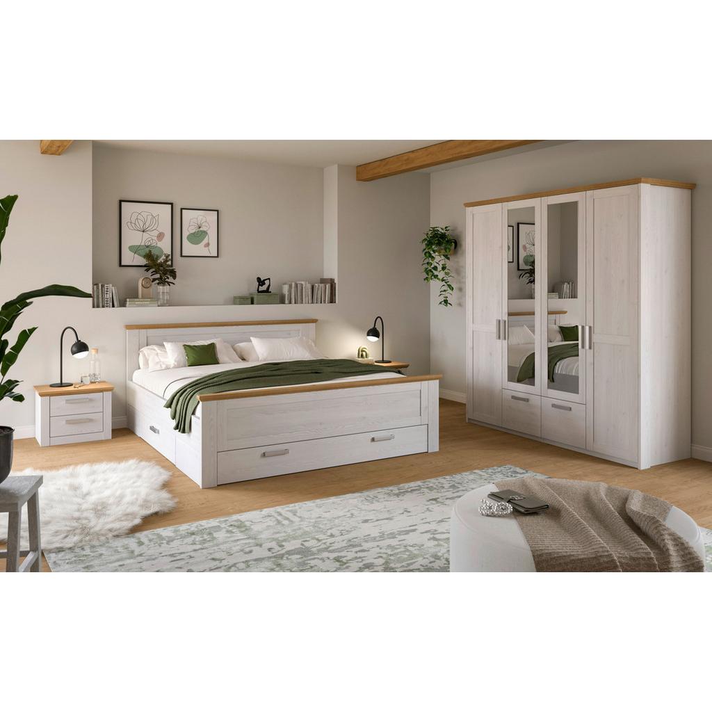Schlafzimmer Verona Lärchefarben/Eiche D. 4-Teilig