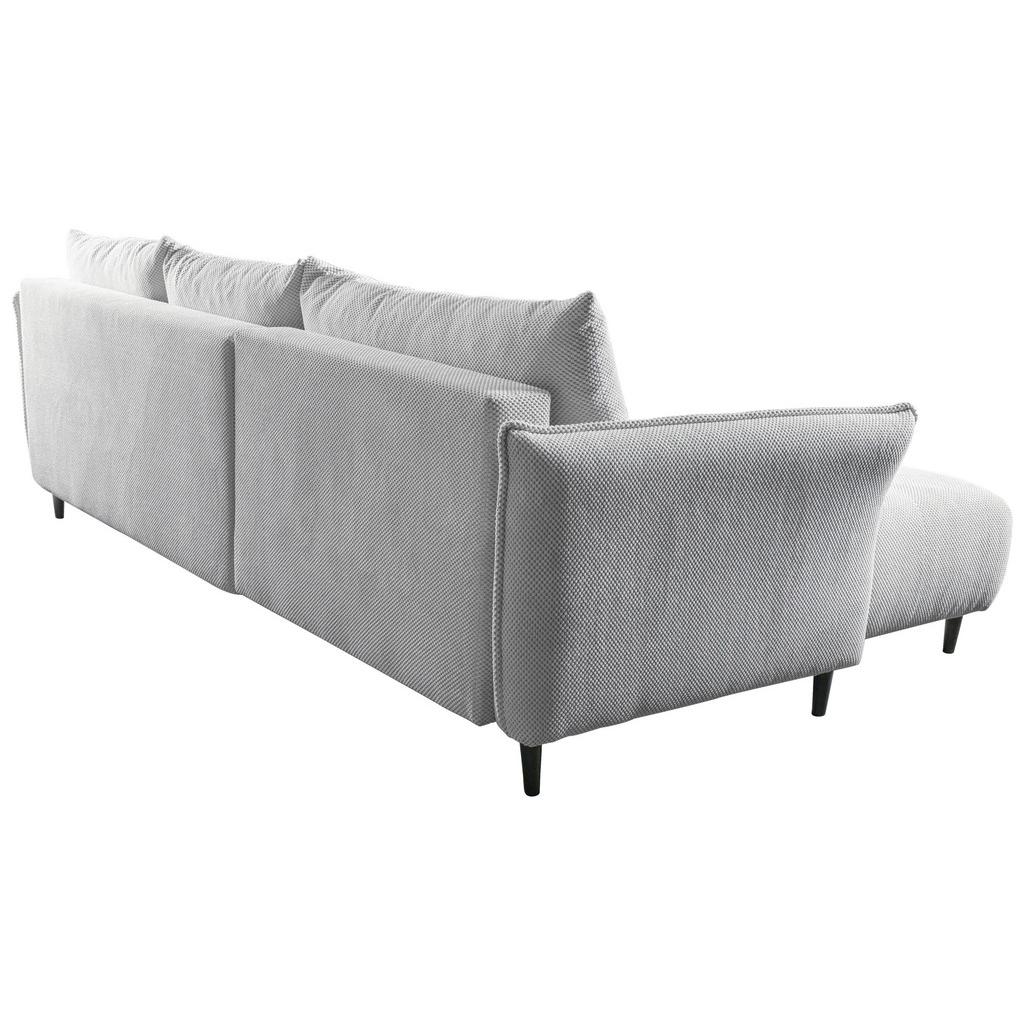 Ecksofa mit Schlaffunktion & Bettkasten Monte Carlo Grau