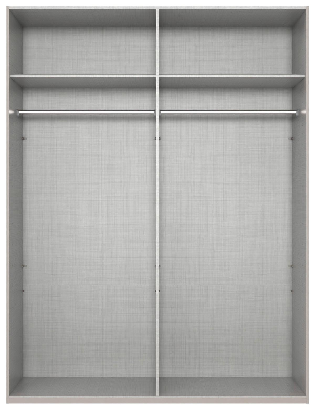 Drehtürenschrank New York Grau/Sahara B: 180 cm - Grau/Sahara, MODERN, Holzwerkstoff (180/236/58cm) - MID.YOU