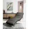 Relaxliege Swing Silver Anthrazit B: 65 cm - Anthrazit/Silberfarben, Design, Textil (65/65-95/171cm) - Livetastic
