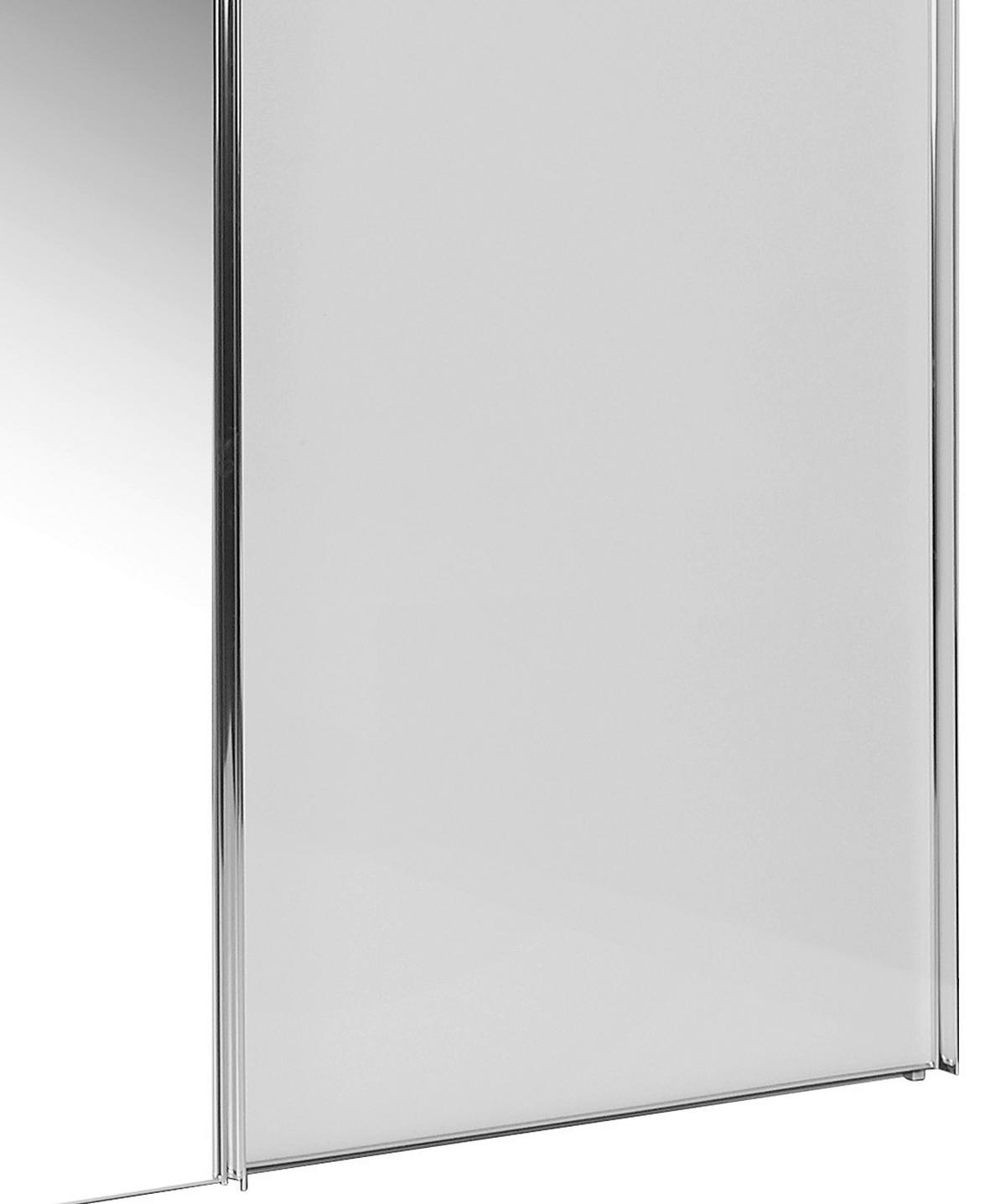 Schwebetürenschrank mit Spiegel 200cm Sonate Rom, Weiß - Weiß, MODERN, Holz/Holzwerkstoff (200/240/68cm) - Luca Bessoni