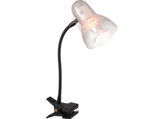 Pripínacia Lampa Lea - čierna/transparentné, Konvenčný, umelá hmota/kov (34cm) Pripínacia Lampa Lea - čierna/transparentné, Konvenčný, umelá hmota/kov (34cm)