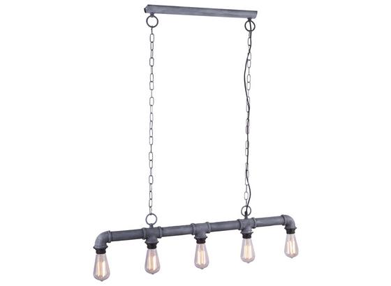 Hängeleuchte Lua - Grau, MODERN, Metall (91,5/5/150cm) Hängeleuchte Lua - Grau, MODERN, Metall (91,5/5/150cm)