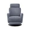 Relaxsessel Centrale T: 87-154 cm, Hellblau - Schwarz/Hellblau, MODERN, Textil (77/105/87-154cm) - Livetastic