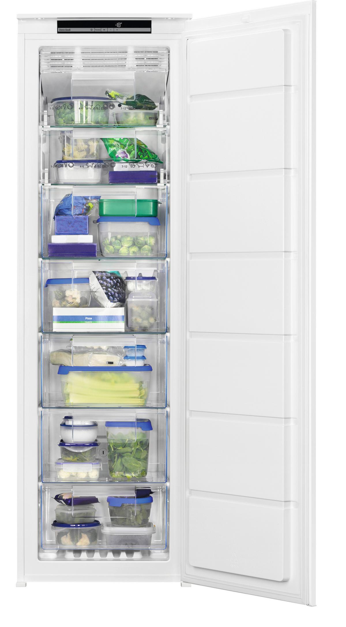 ZABUDOVANÝ MRAZÁK DKBB2691SK - bílá, Basics, kov/sklo (54/177,2/54,9cm) - Dieter Knoll