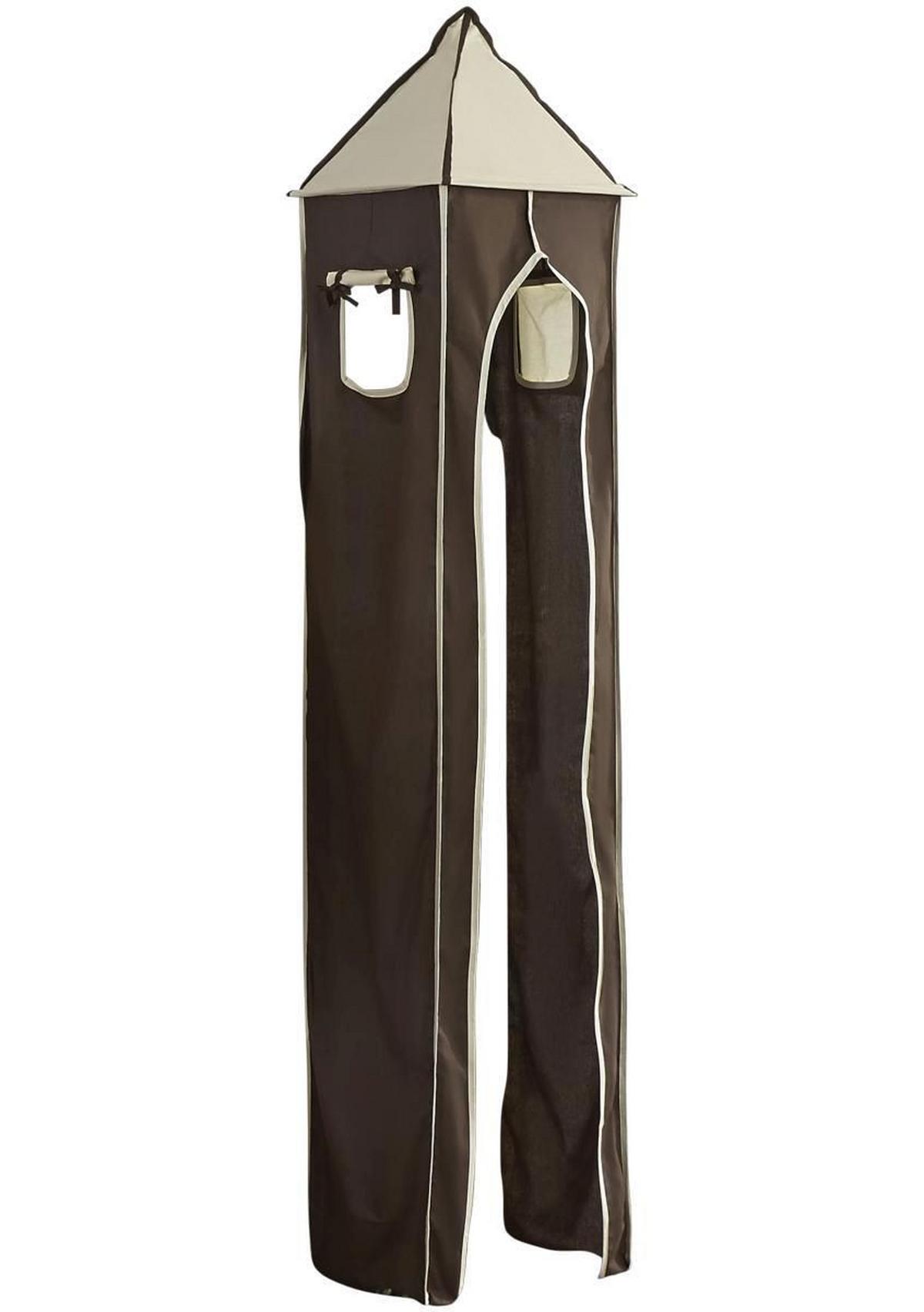Turmset Braun/Beige H: 235 cm 2-teilig - Beige/Braun, Design, Textil (40/235/40cm) - MID.YOU