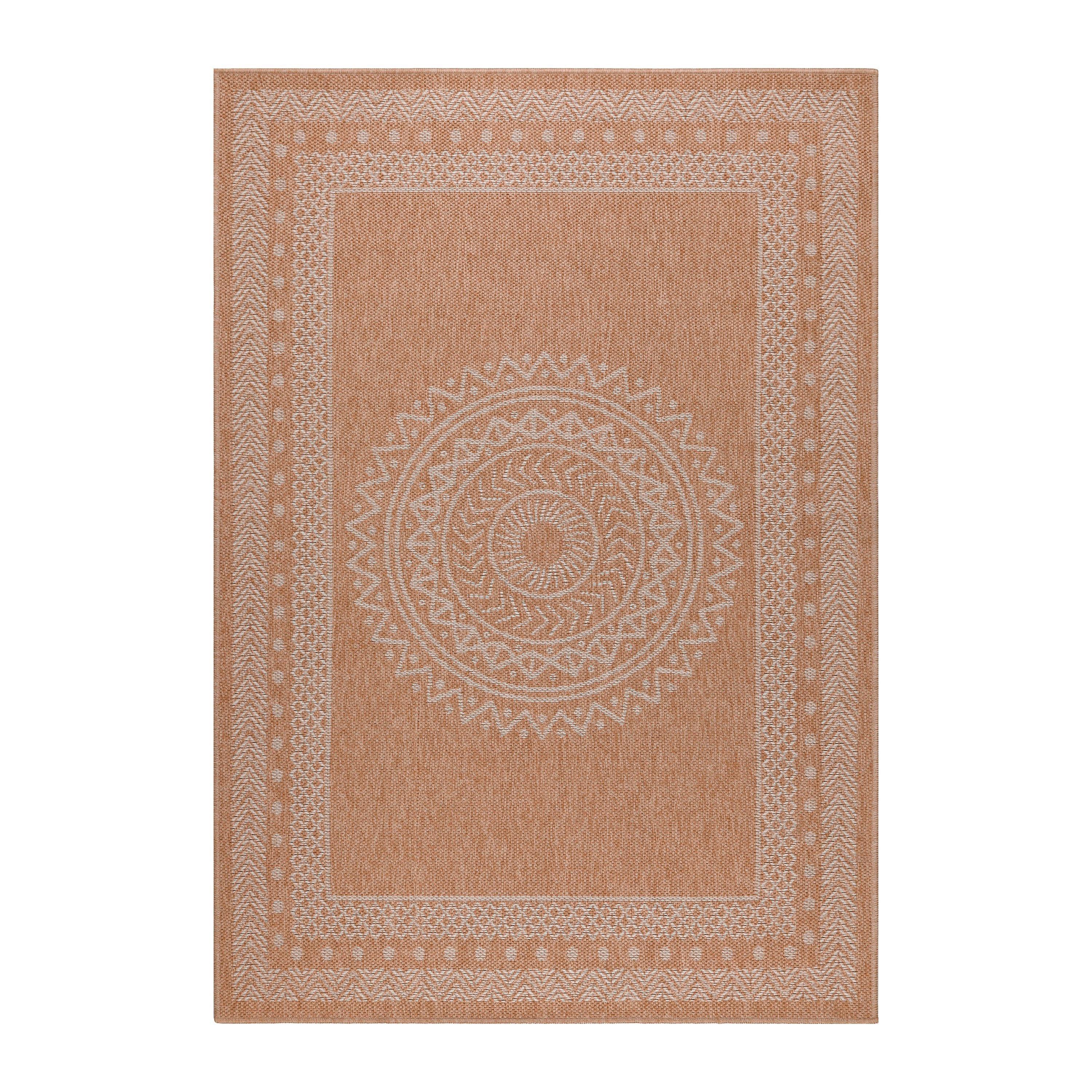 Outdoorteppich Dhaka - Beige, Basics, Textil (280/370cm) - Novel