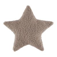 Dekorační polštář Star, 43/40/8cm, šedá - šedá, Konvenční, textil (43/40/8cm) - Modern Living