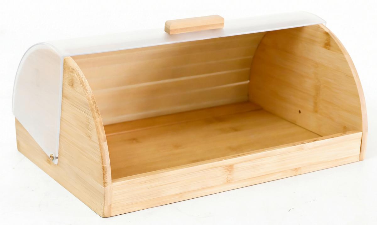 BROTKASTEN DIRK - Klar/Naturfarben, KONVENTIONELL, Holz/Kunststoff (38/27/16cm) - James Wood