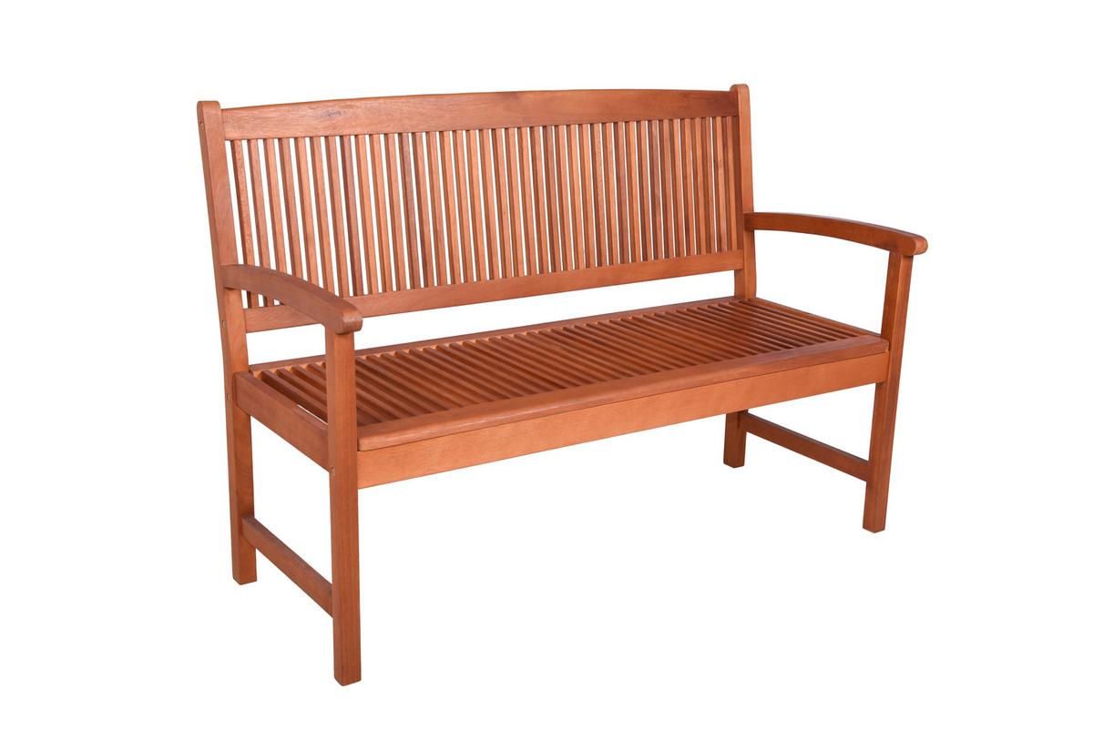 Gartenbank Stockholm - Braun, Basics, Holz (59/90/127cm) - Gardenson
