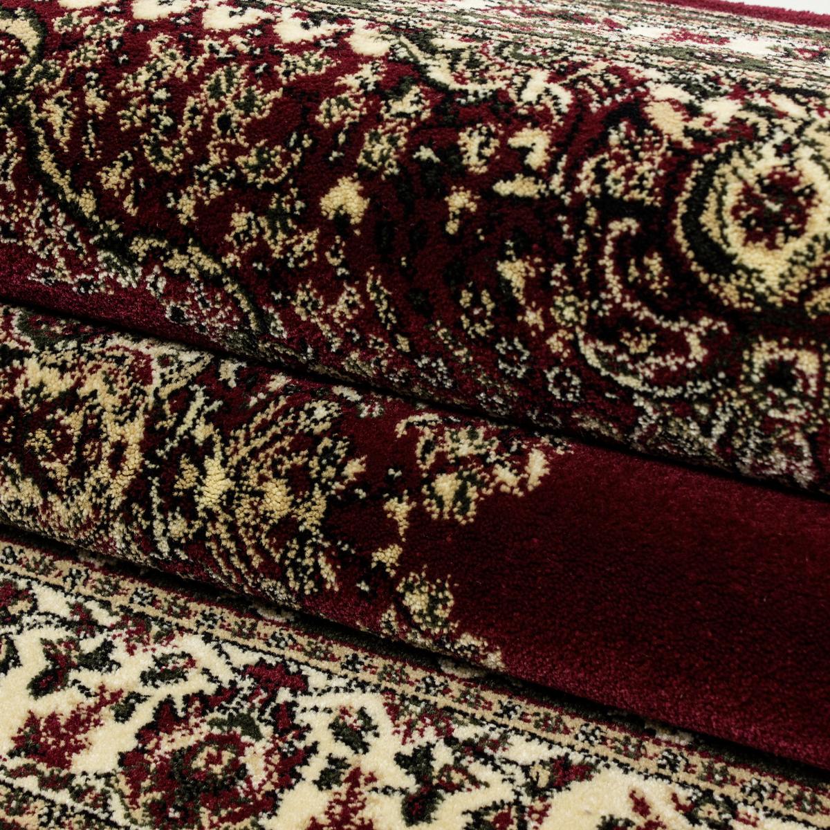 Webteppich Rot Marrakesh 200x290 cm - Rot/Multicolor, KONVENTIONELL, Textil (200/290cm)