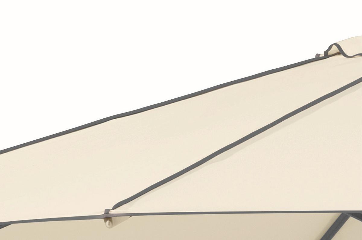 Sonnenschirm 300x275x300 Cm Naturfarben - Anthrazit/Naturfarben, Basics, Textil/Metall (300/275/300cm) - Schneider