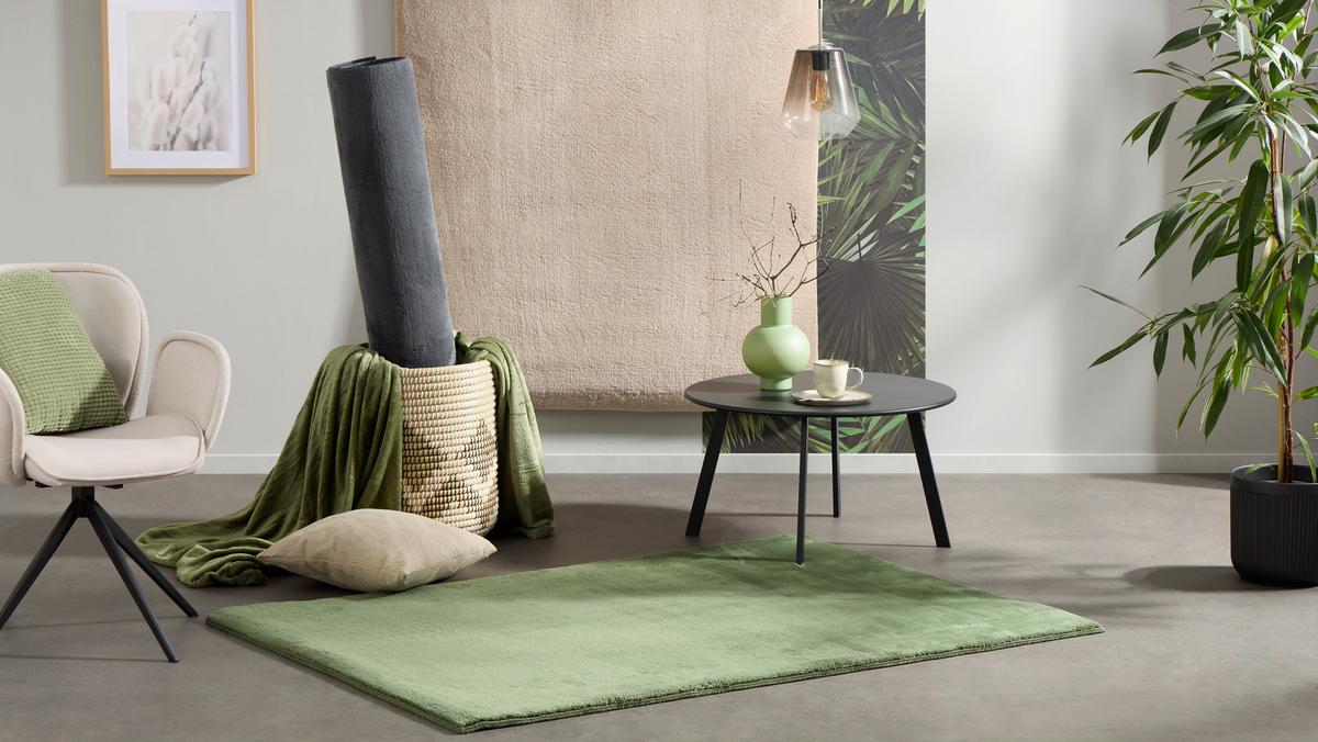 Szőnyeg Finja Kb. 120/170cm - zöld, Modern, textil (120/170cm) - Luca Bessoni