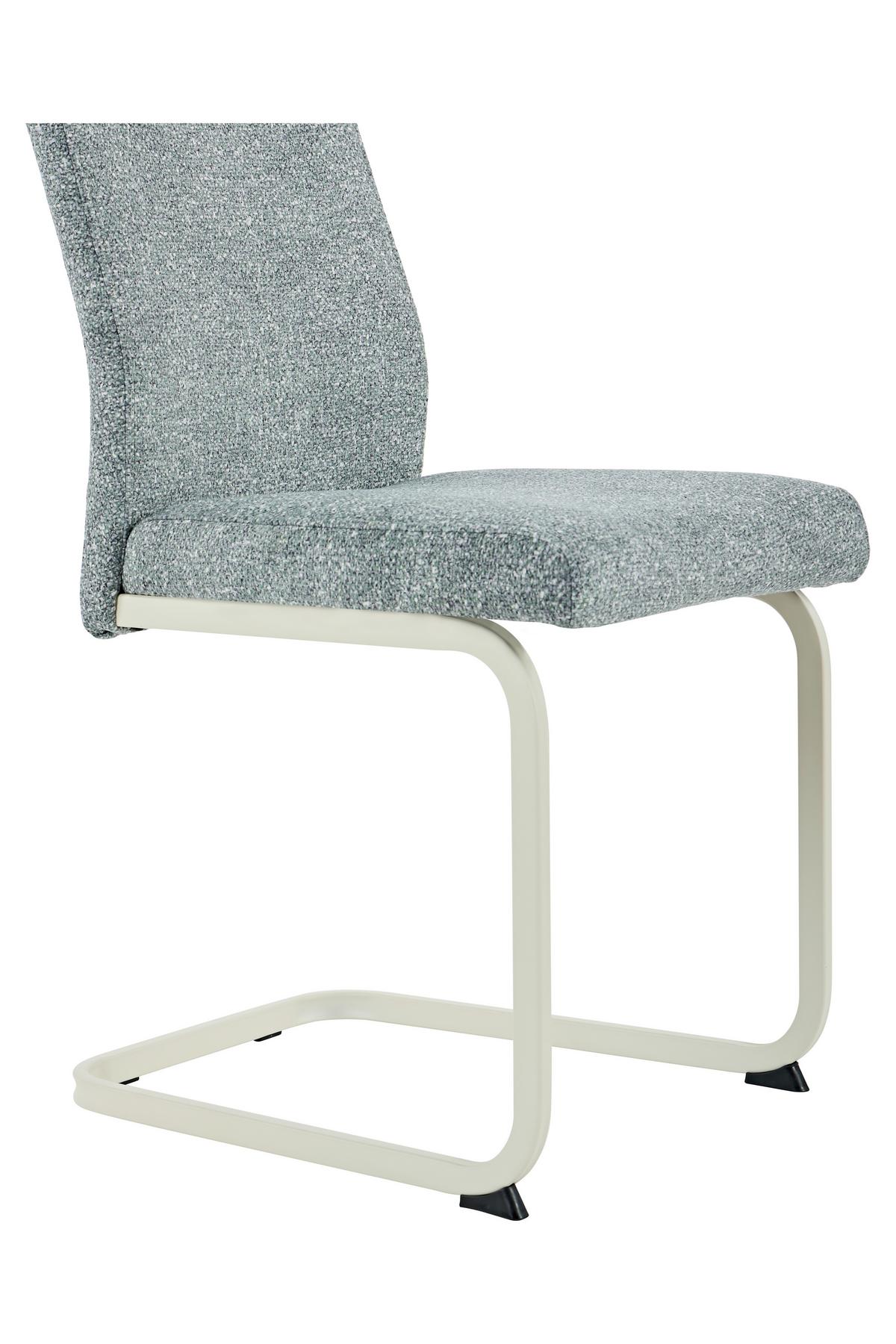 SCHWINGSTUHL-SET TIVOLI S 4ER-SET - Creme/Mintgrün, MODERN, Textil/Metall (45/98/59cm) - P & B
