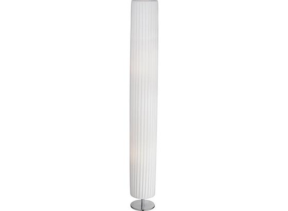 Stehleuchte Ella - Weiß, KONVENTIONELL, Textil/Metall (15/119cm) Stehleuchte Ella - Weiß, KONVENTIONELL, Textil/Metall (15/119cm)