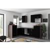 Eckküche Clean - Eiche grau/Schwarz, MODERN, Holzwerkstoff (178/280cm) - Express