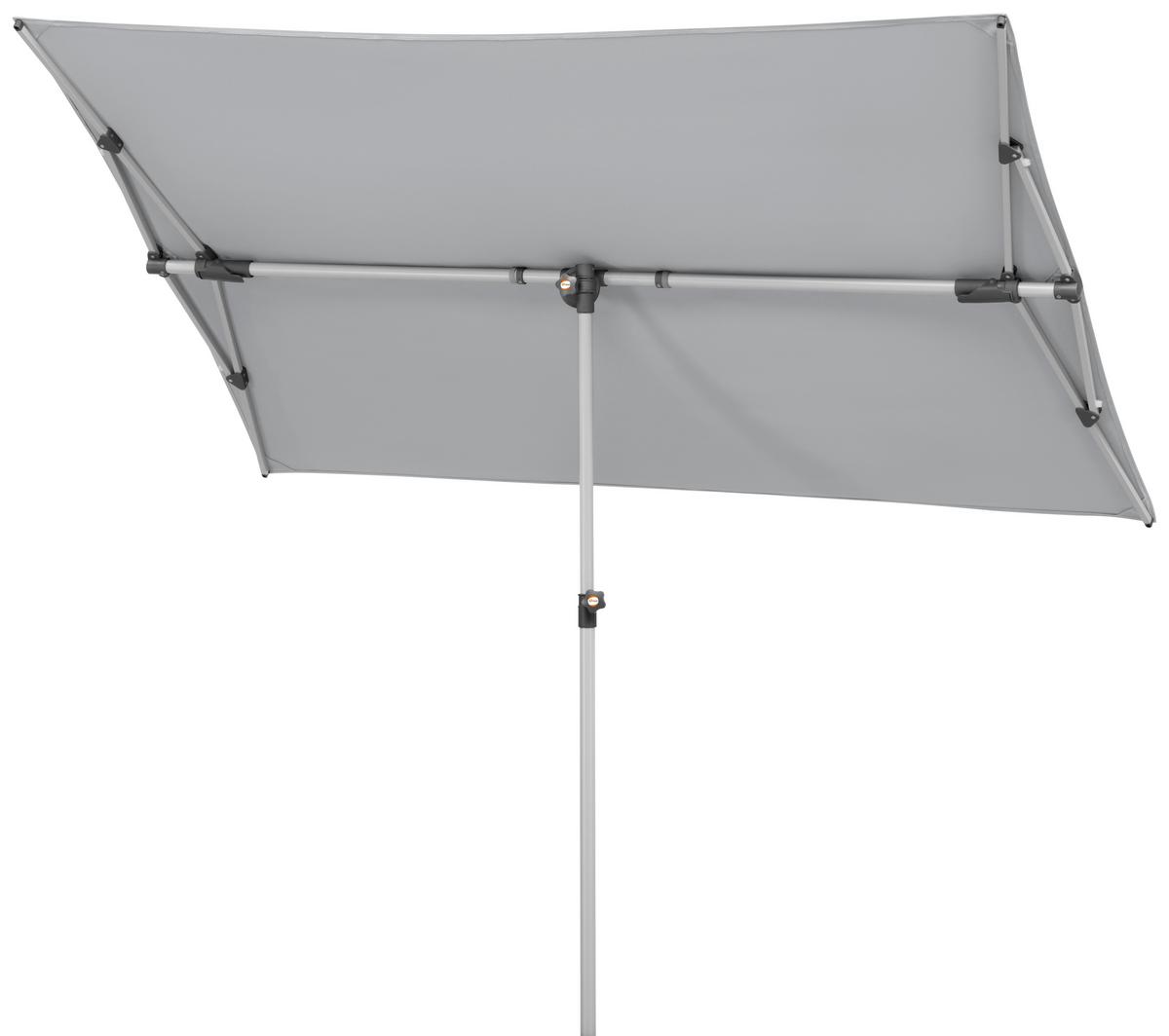Ampelschirm Novara BxHxT: 190x188x140 cm Hellgrau - Anthrazit/Hellgrau, Basics, Textil/Metall (190/188/140cm) - Schneider