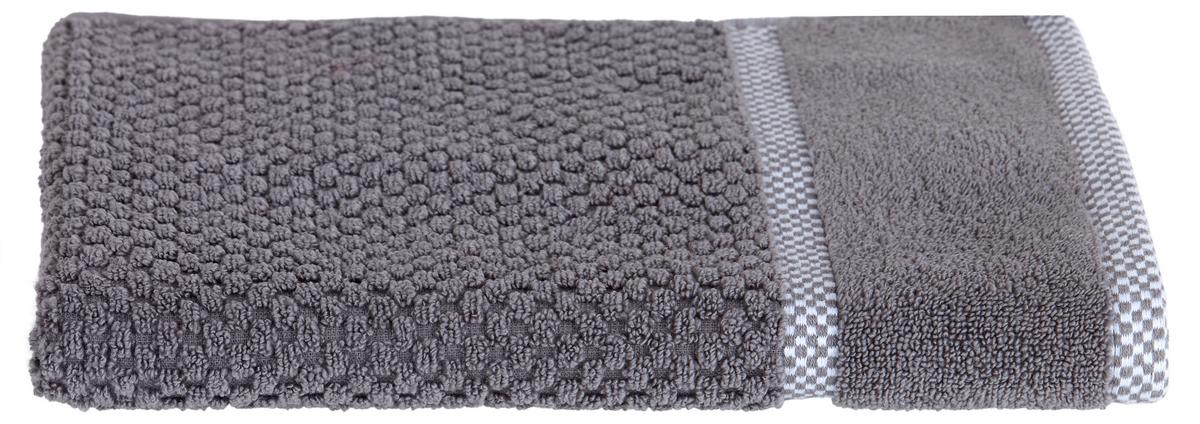 Handtuch Rocky Baumwolle 500 G/m2 Grau 50x100 Cm - Grau, ROMANTIK / LANDHAUS, Textil (50/100cm) - James Wood