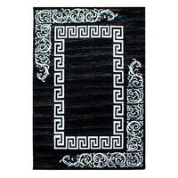 Flachwebteppich Miami - Schwarz, Design, Textil (140/200cm) - Novel
