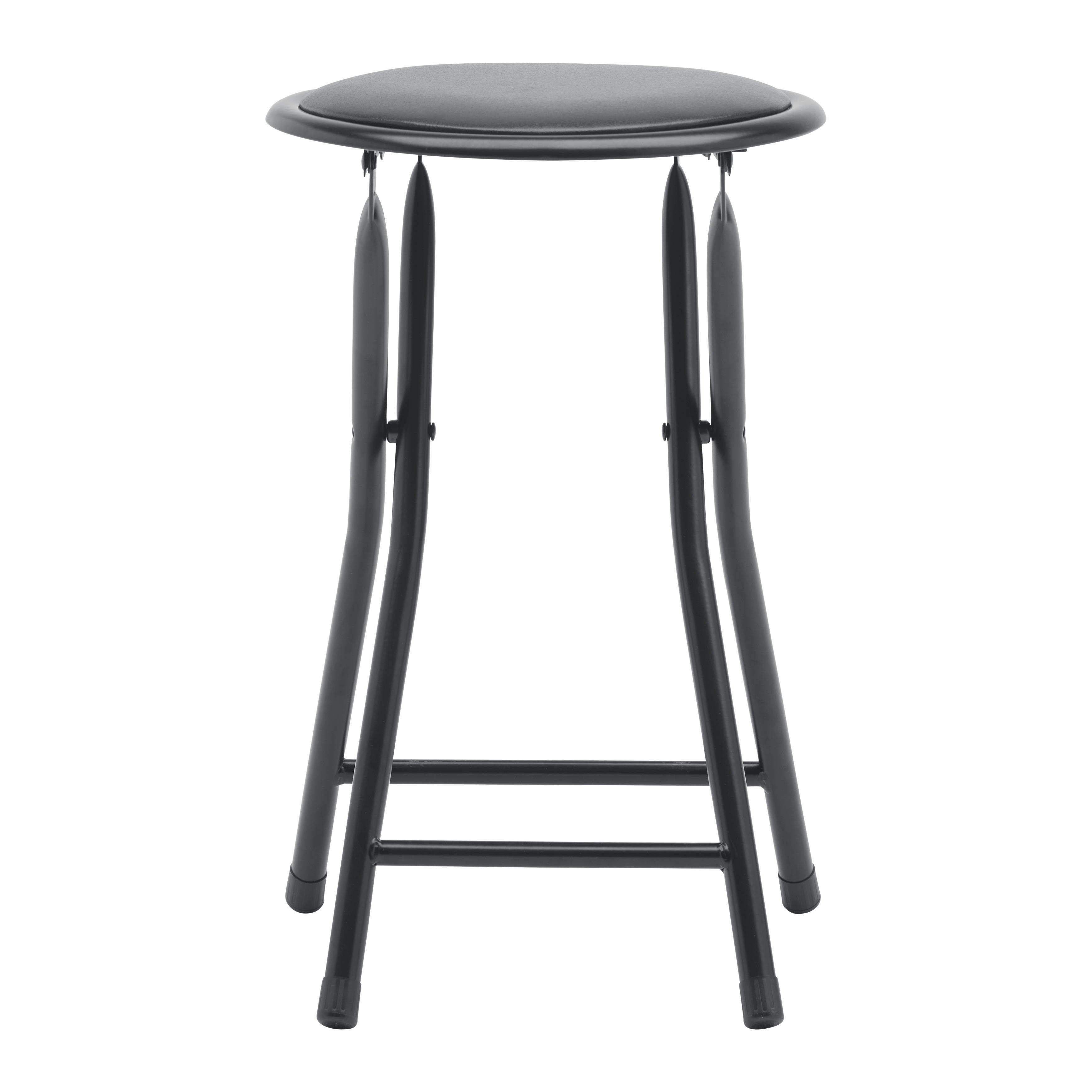 SKLÁDACÍ ŽIDLIČKA RAKI II -SB- - černá, Konvenční, kov/textil (30/45cm) - Mömax