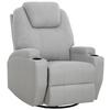 Massagesessel Bob - Schwarz/Grau, MODERN, Textil (86/110/96cm) - P & B