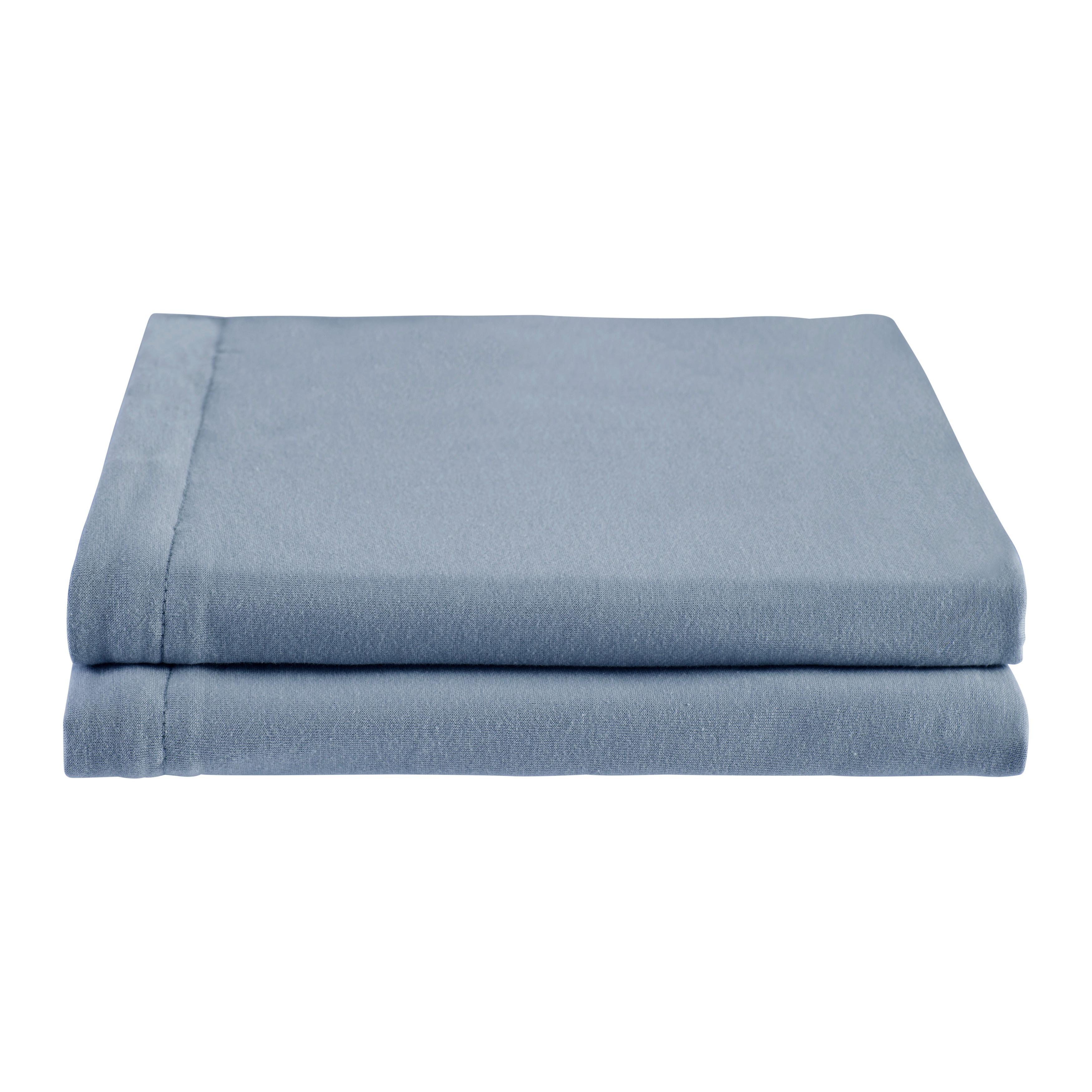 Díszpárnahuzat Kb. 40/40cm - kék, Konventionell, textil (40/40cm) - Ele
